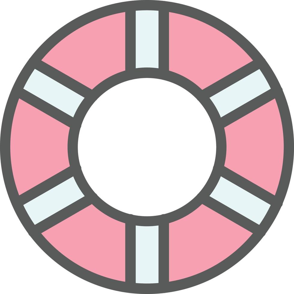 design de ícone de vetor de anel de vida