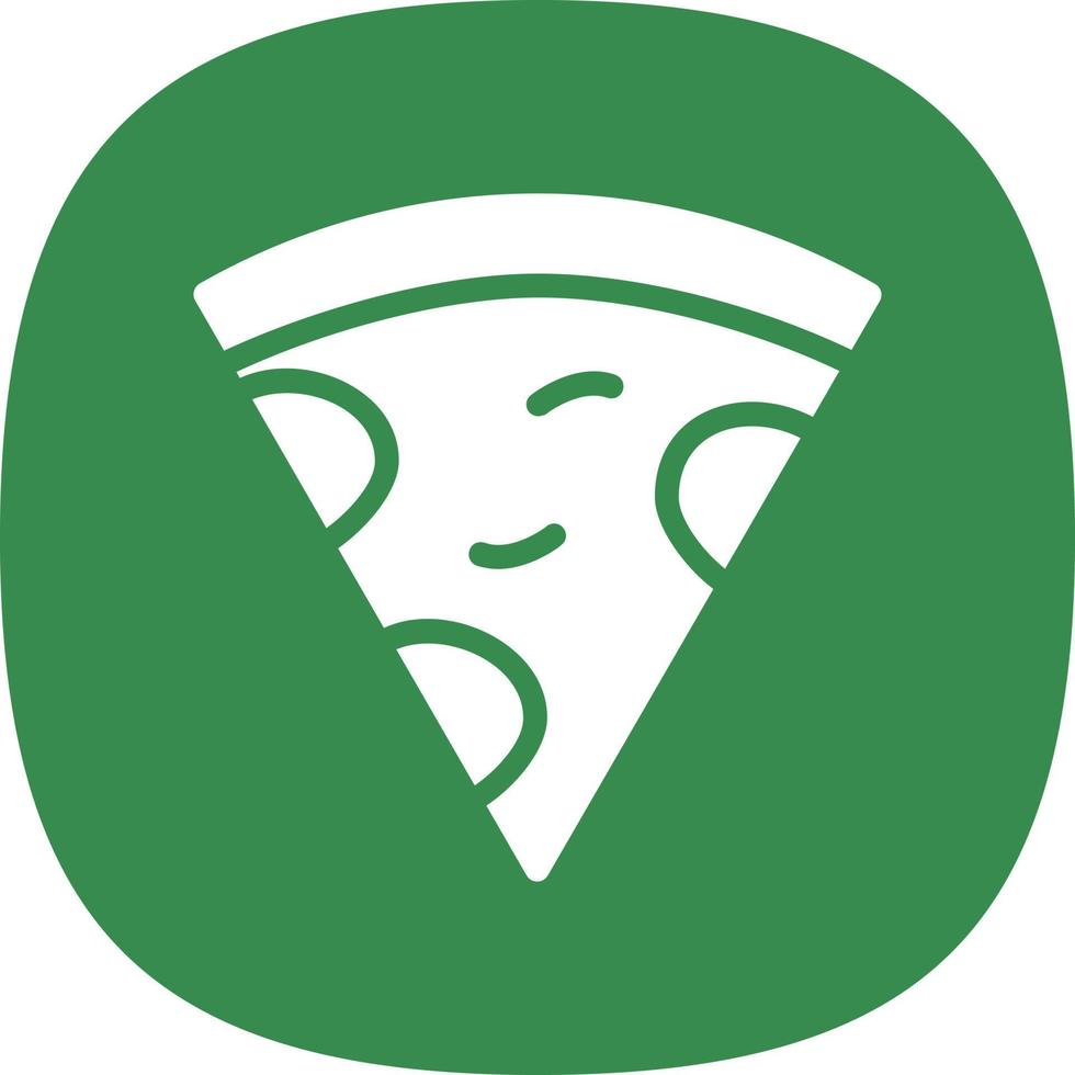 design de ícone de vetor de fatia de pizza