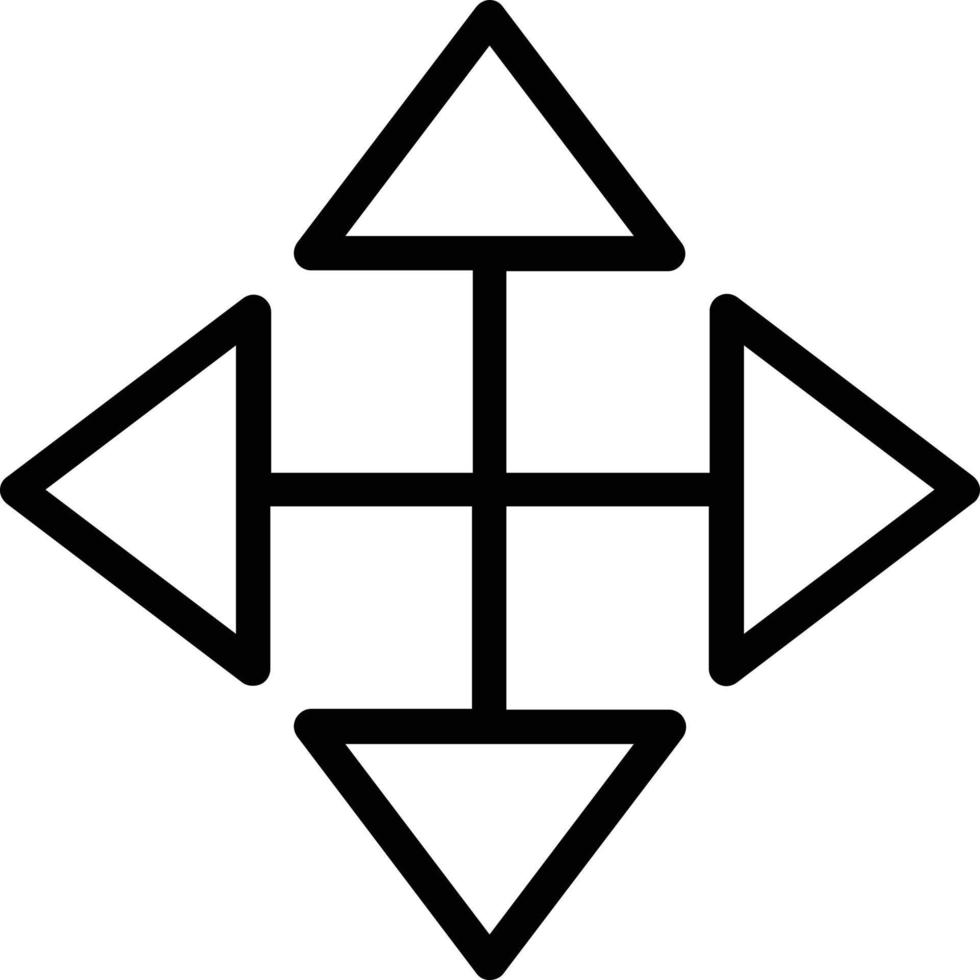 design de ícone de vetor alternativo de setas