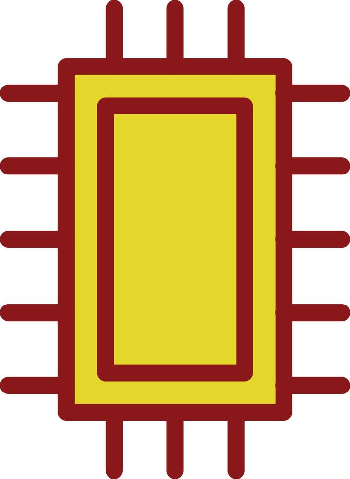 design de ícone de vetor de microchip