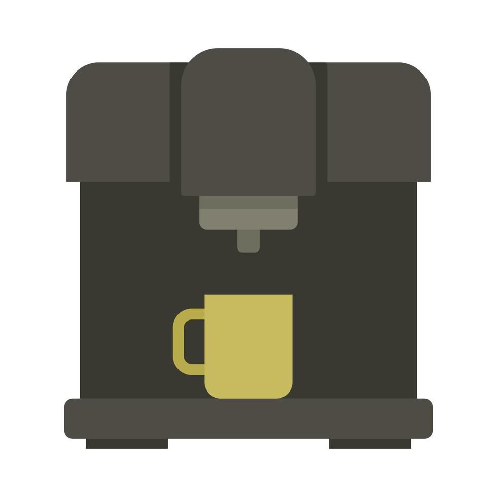 ícone da máquina de café barista vetor plano isolado