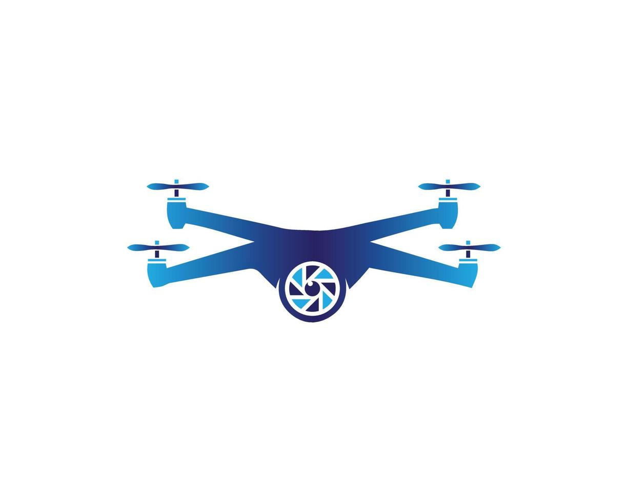 design de logotipo de drone exclusivo abstrato modelo de conceito de vetor moderno e minimalista.