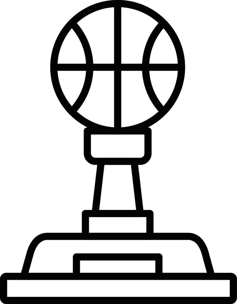 design de ícone criativo de basquete vetor