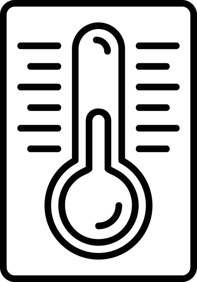 design de ícone criativo de termômetro vetor