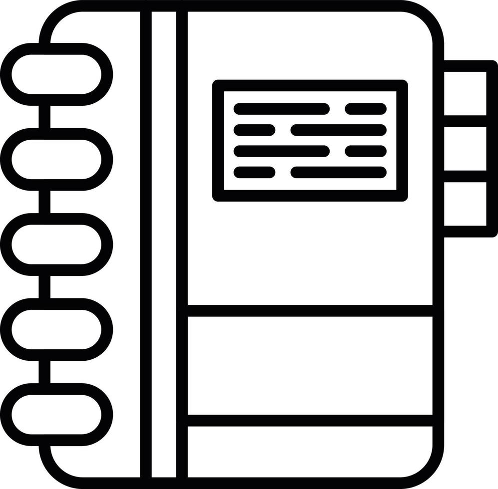 design de ícone criativo de notebook vetor