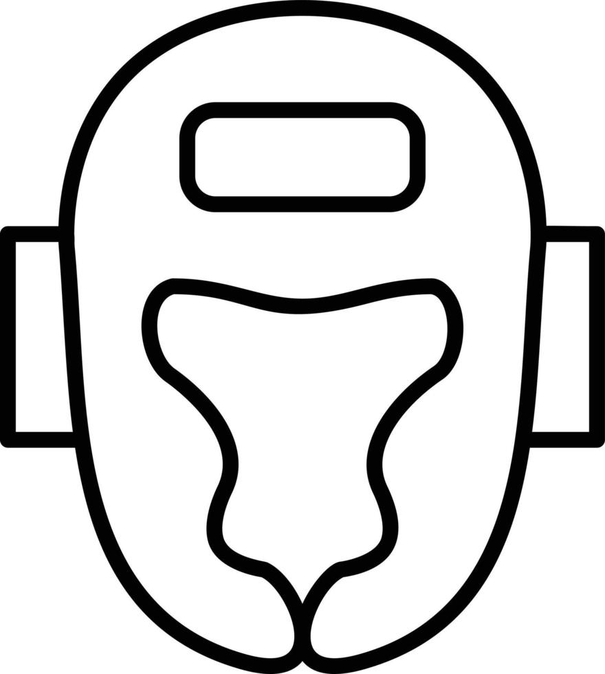 design de ícone criativo de capacete vetor
