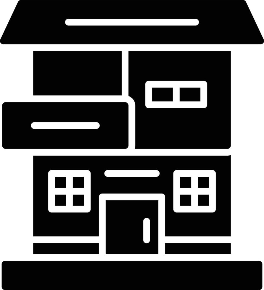 design de ícone criativo de habitação vetor