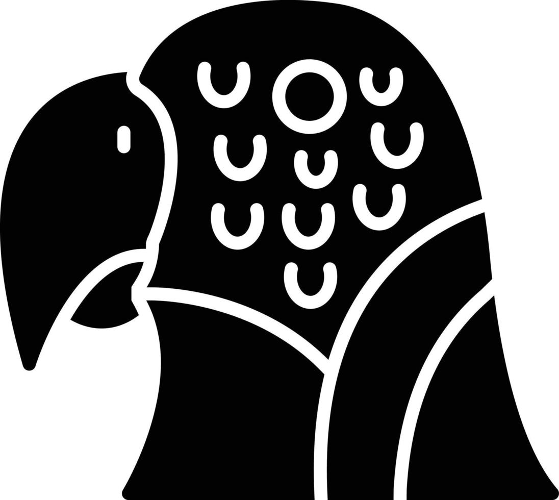 design de ícone criativo de papagaio vetor