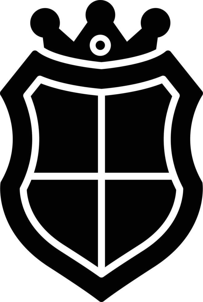 design de ícone criativo de escudo vetor