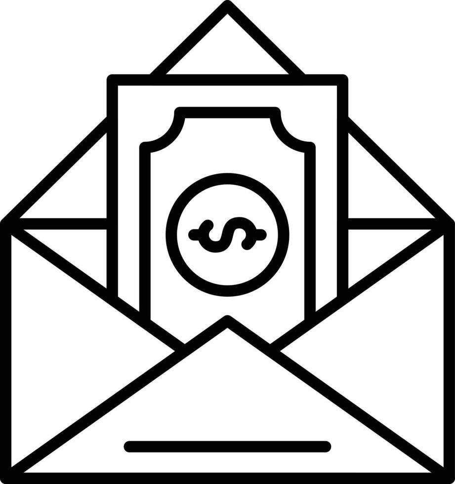 design de ícone criativo de envelope vetor