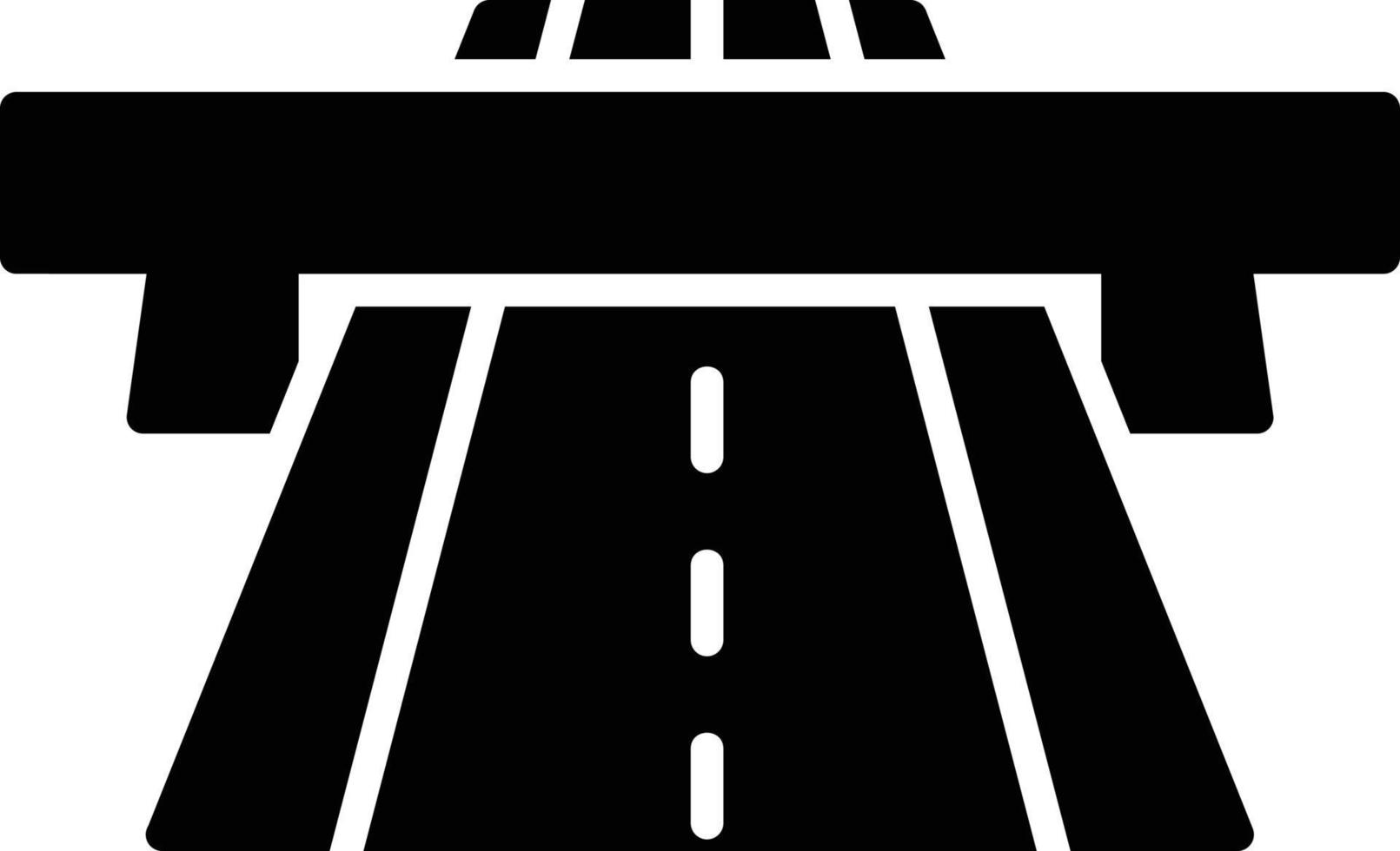 design de ícone criativo de estrada vetor