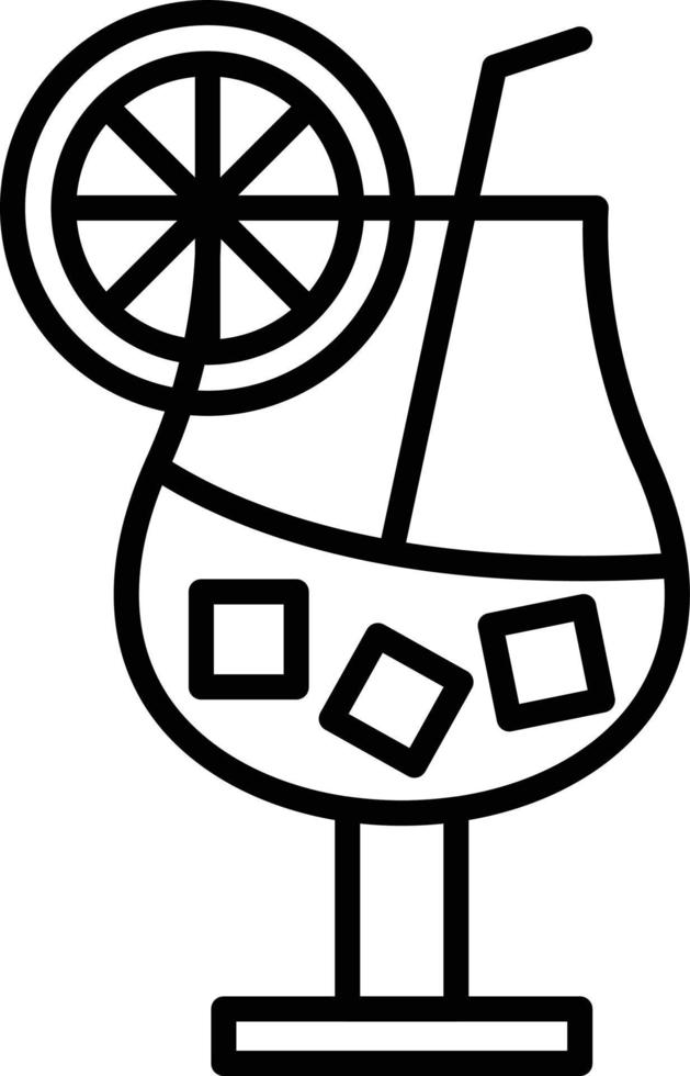 design de ícone criativo de martini vetor