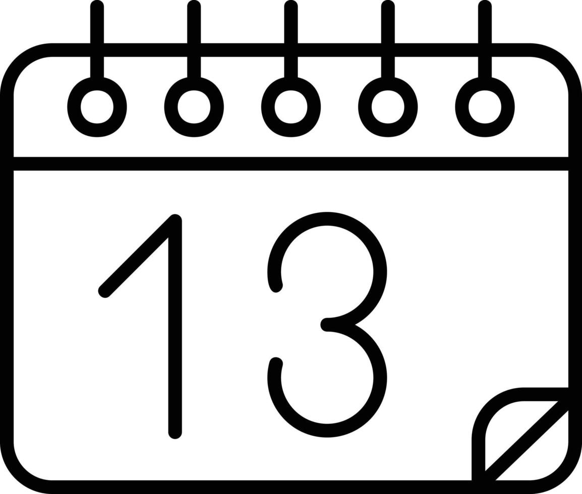 design de ícone criativo de calendário vetor