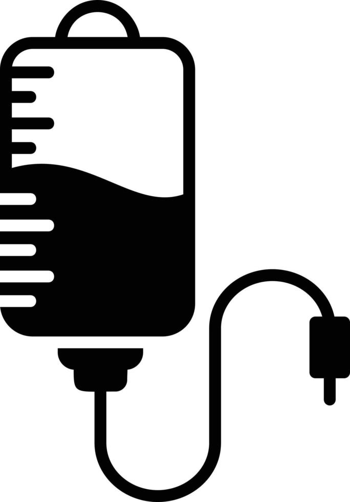 design de ícone criativo de transfusão vetor
