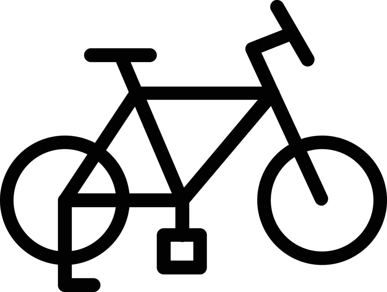 design de ícone de vetor de bicicleta