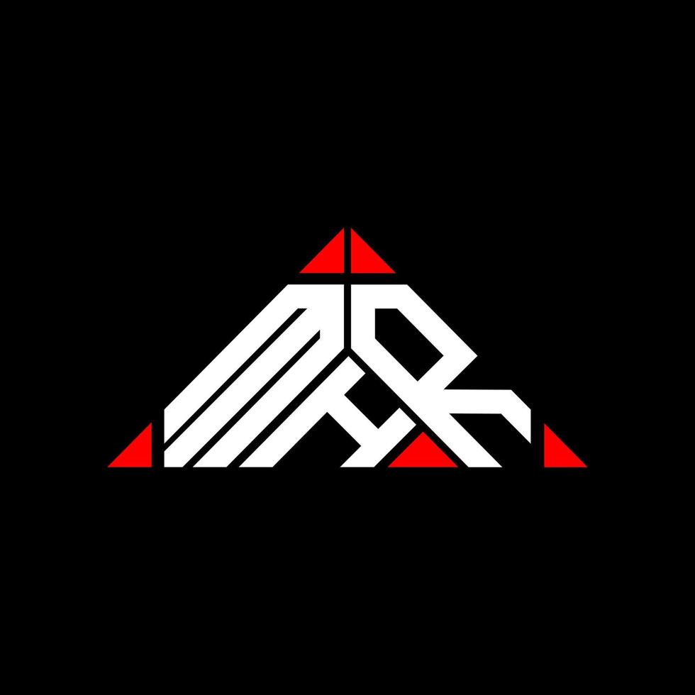 design criativo do logotipo da letra mhr com gráfico vetorial, logotipo simples e moderno mhr. vetor