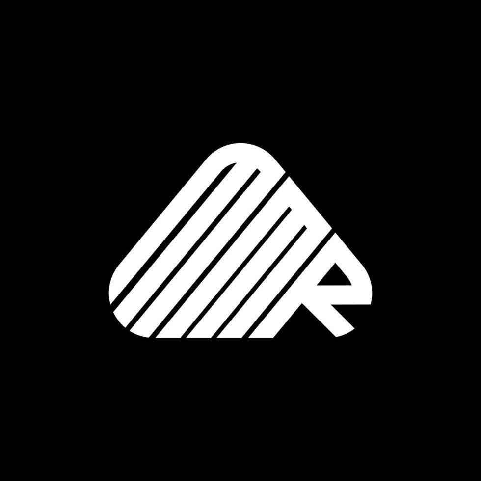 design criativo do logotipo da letra mmr com gráfico vetorial, logotipo mmr simples e moderno. vetor
