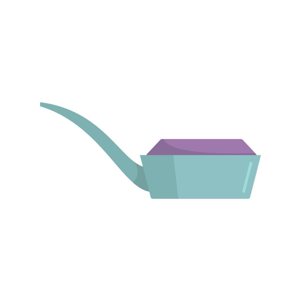ícone de colher de cozinha molecular vetor plano isolado