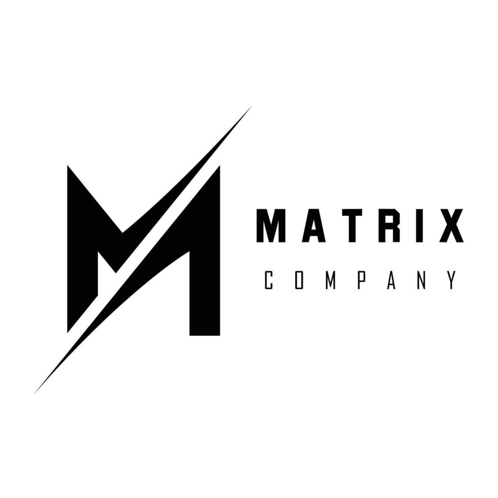 logotipo da empresa matricial vetor