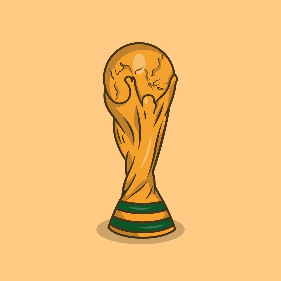 troféu da copa do mundo vetor