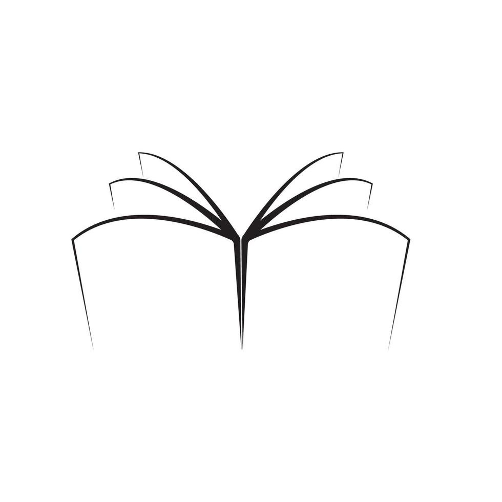 vetor de logotipo de livro