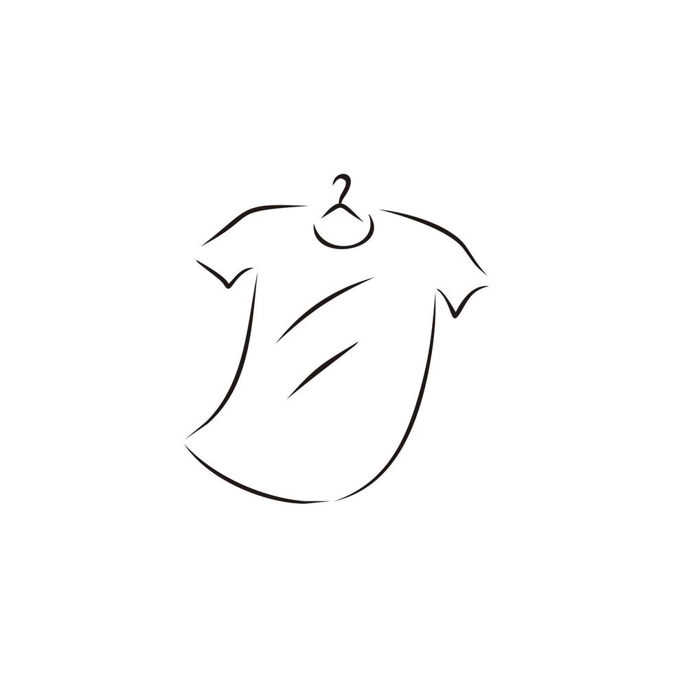 ilustração vetor de design de logotipo de camiseta voadora para design de logotipo de lavanderia e lavagem a seco