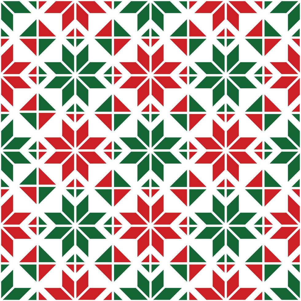 padrão sem emenda abstrato de Natal. design para tecido, embrulho de papel de presente e fundos. temporada de férias de inverno. ilustração vetorial. vetor