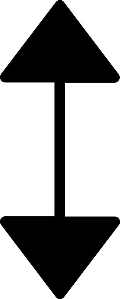 design de ícone de vetor de setas alt v