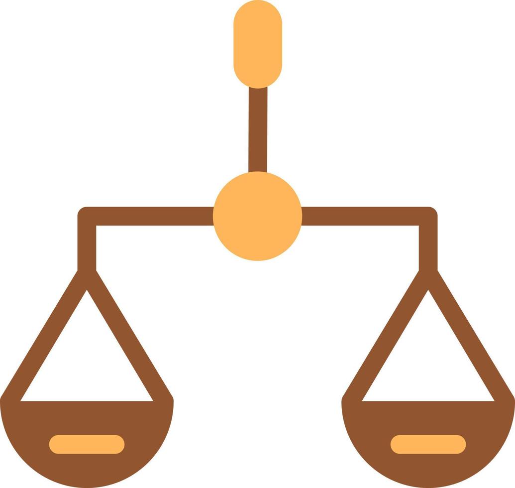 design de ícone de vetor de escala de equilíbrio