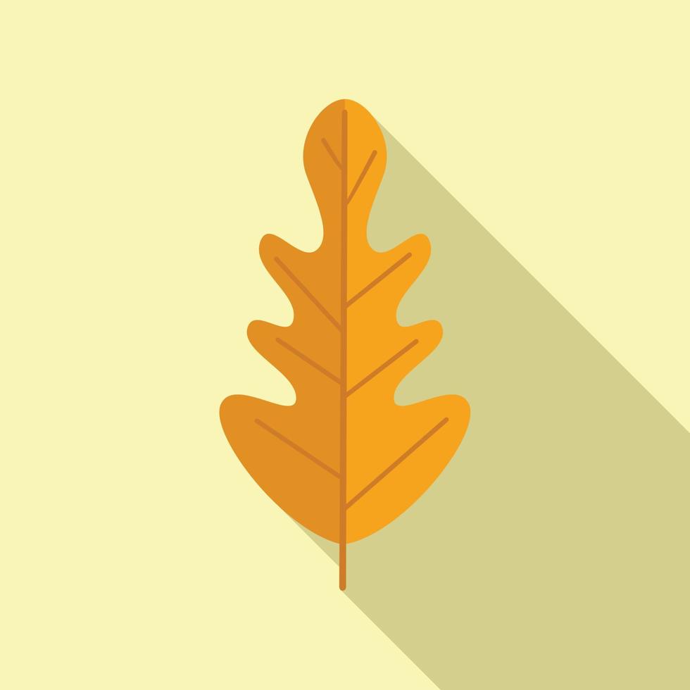 vetor plana do ícone de folha de setembro. outono