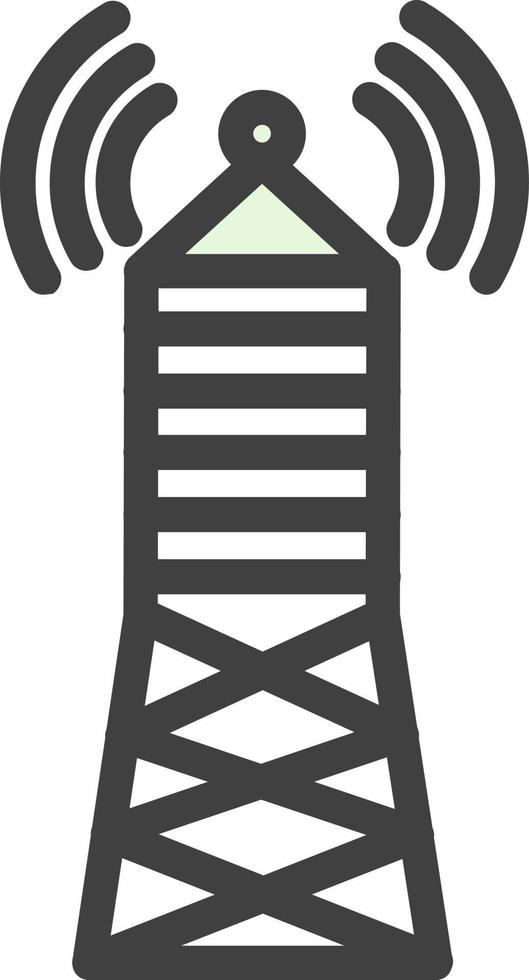 design de ícone de vetor de torre de transmissão