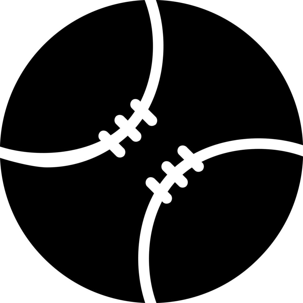 design de ícone de vetor de bola de beisebol