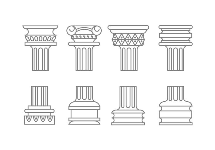 Vetores da coluna romana