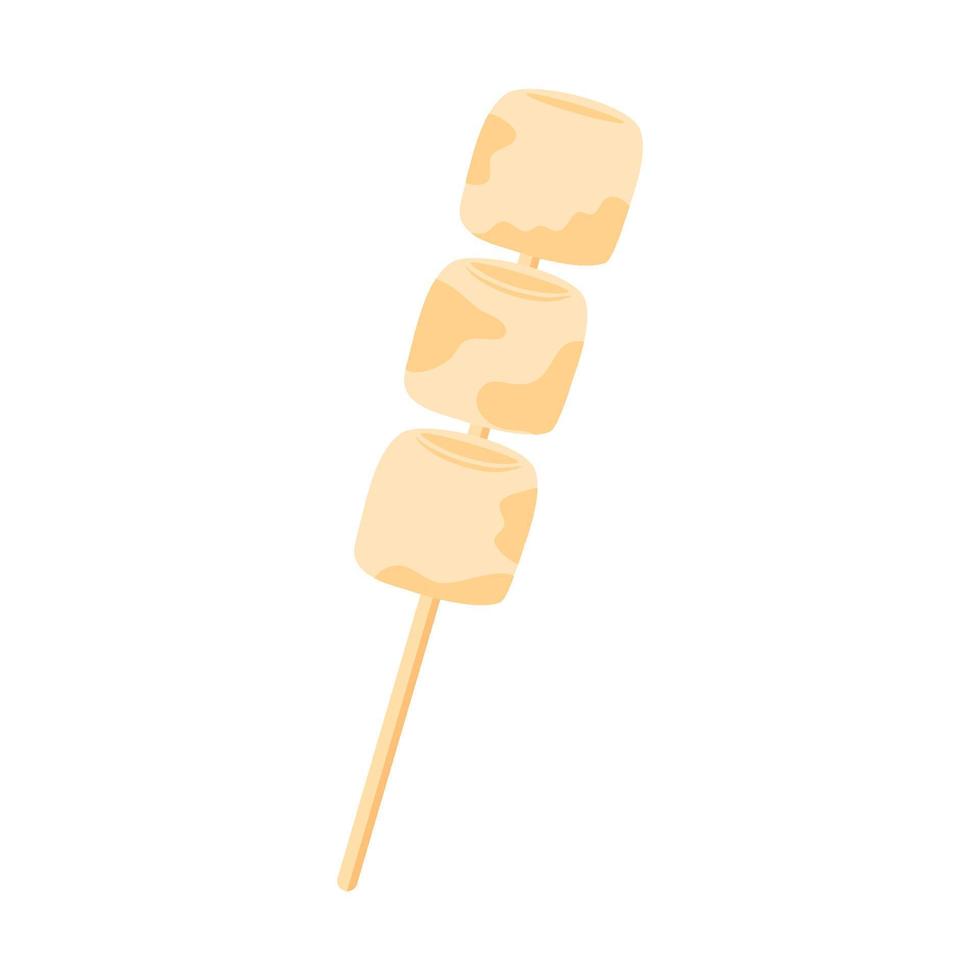 ilustração de marshmallow desenhada à mão vetor