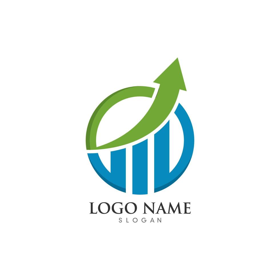 vetor de modelo de logotipo profissional de finanças de negócios