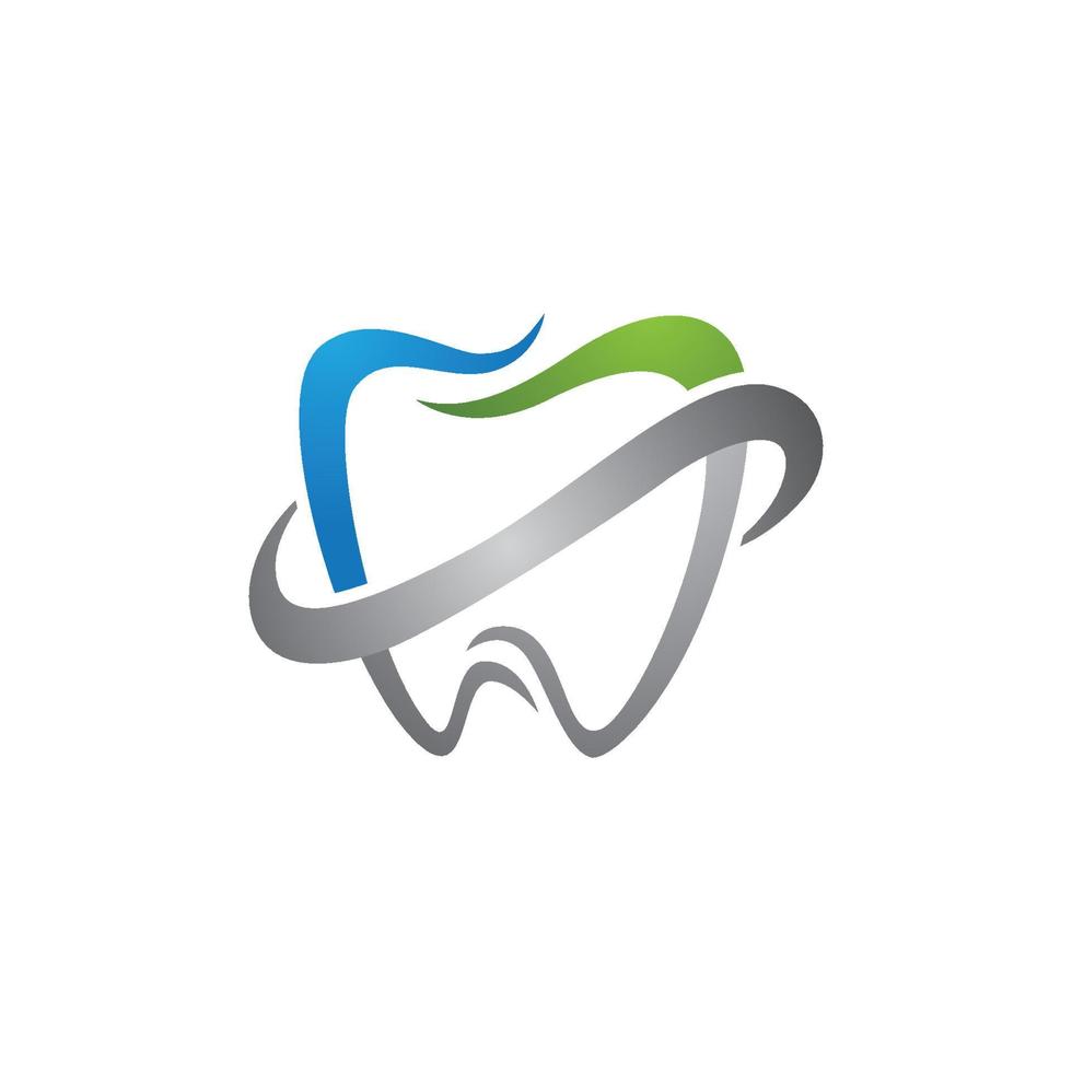 ilustração em vetor modelo logotipo dental