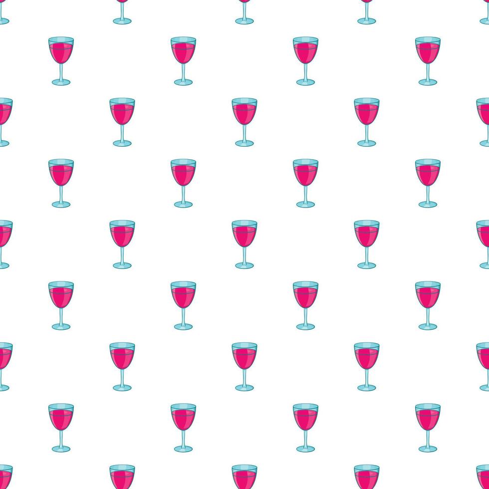 copo de vinho padrão, estilo cartoon vetor