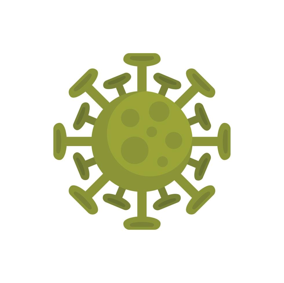 vetor plano isolado do ícone do vírus corona