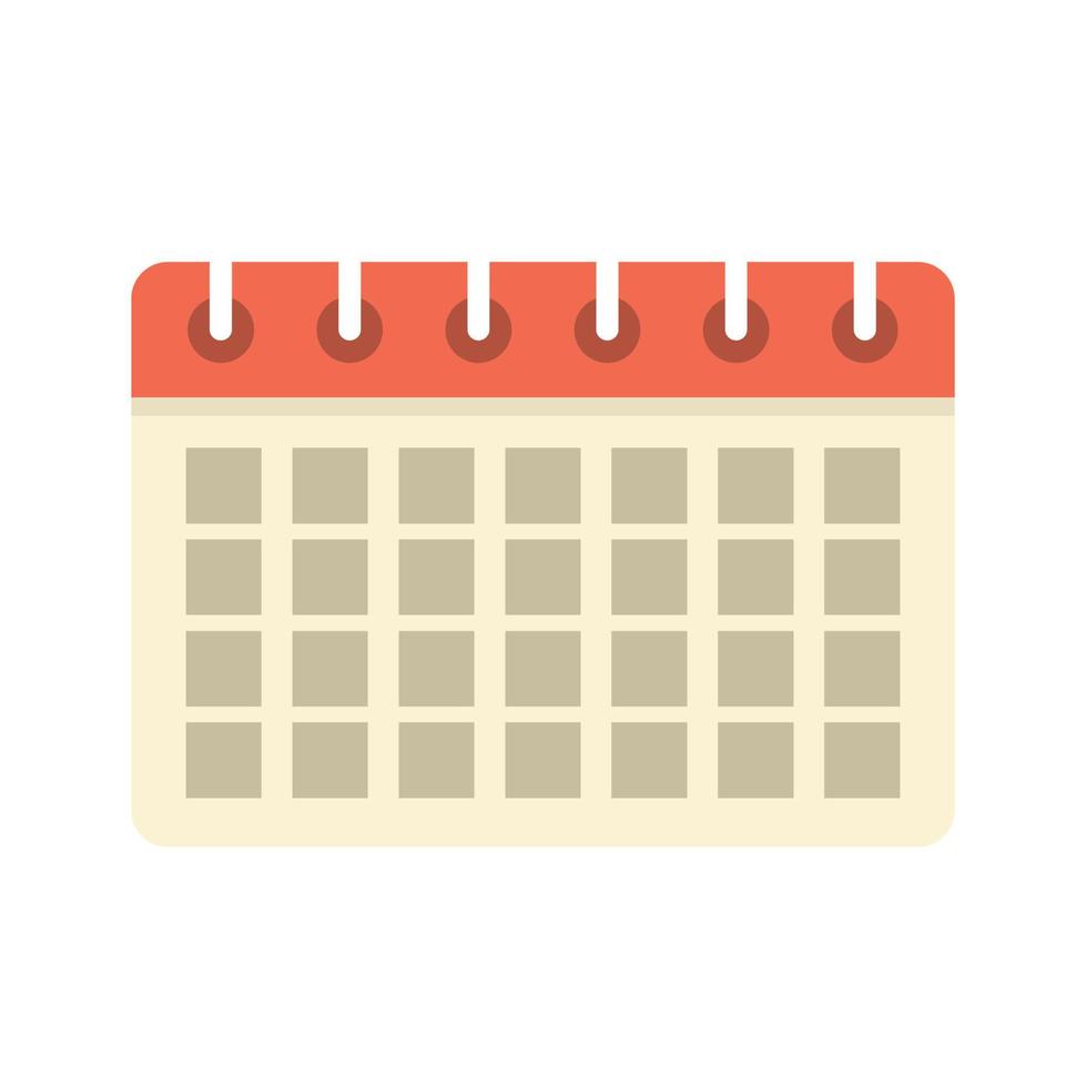 ícone de calendário do gerente de produto vetor plano isolado