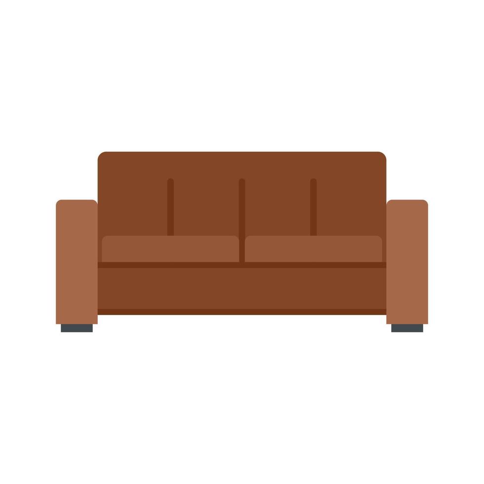ícone do sofá dobrável vetor plano isolado