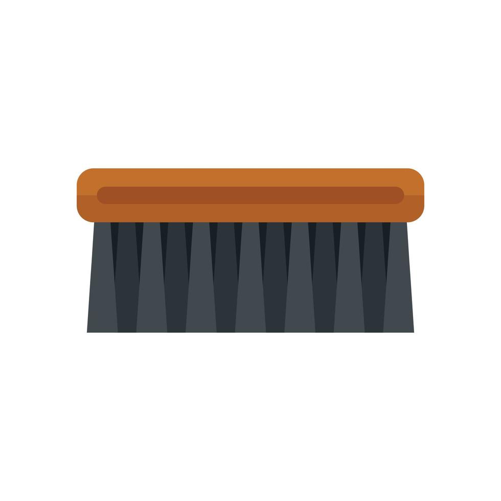 ícone de escova de limpeza de sapato vetor plano isolado