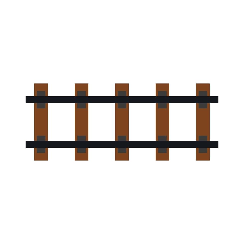 ícone ferroviário, estilo simples vetor