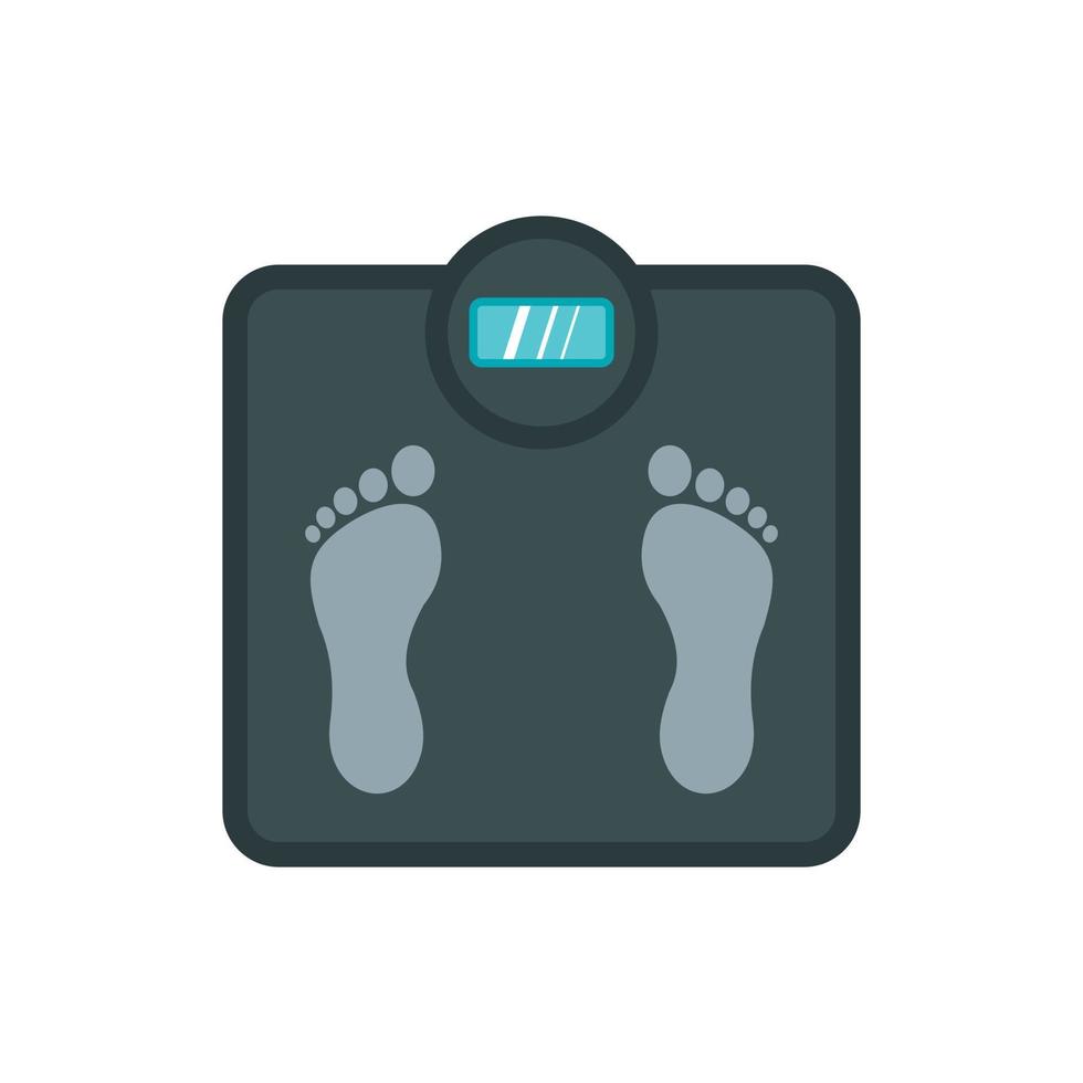 ícone de escamas de chão cinza, estilo simples vetor