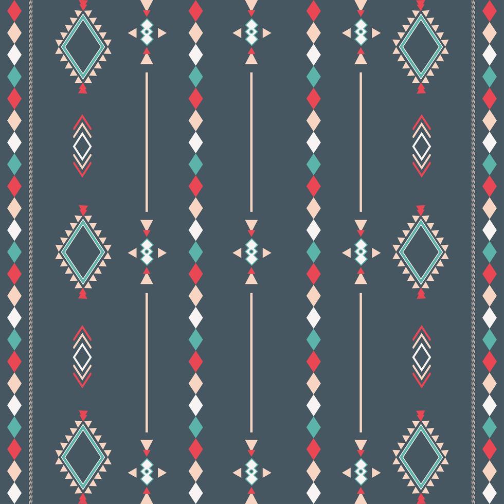 padrão tribal asteca com formas geométricas vetor