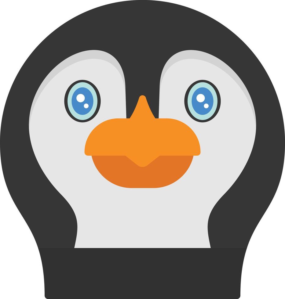 design de ícone criativo de pinguim vetor