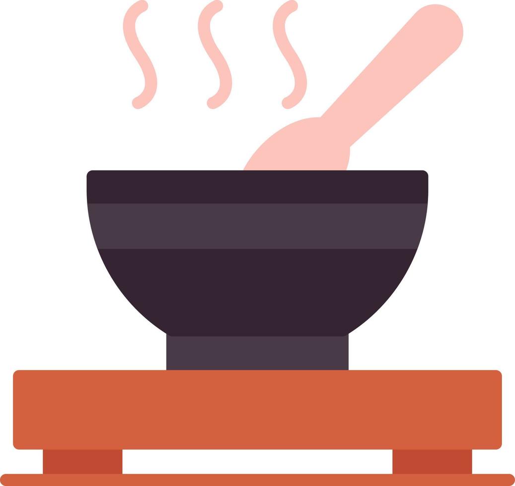 design de ícone criativo de sopa quente vetor