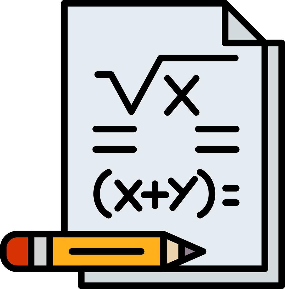 design de ícone criativo de matemática vetor