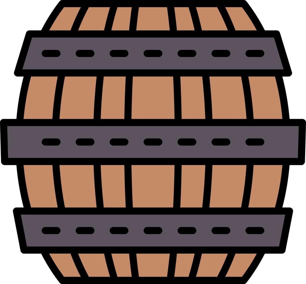 design de ícone criativo de barril vetor
