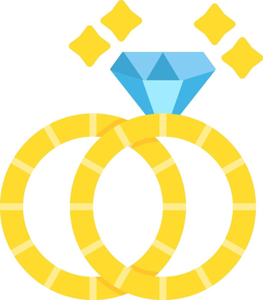design de ícone criativo de anel vetor