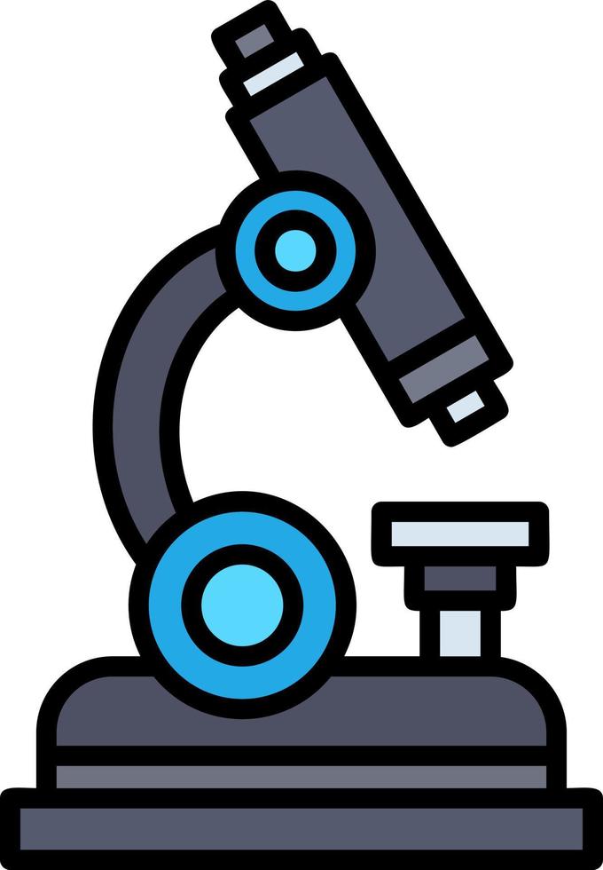 design de ícone criativo de microscópio vetor